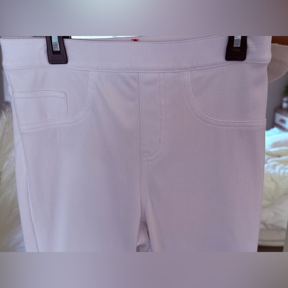 Women’s SPANX white jean-ish ankle leggings- Size Small Petite - Picture 5 of 10